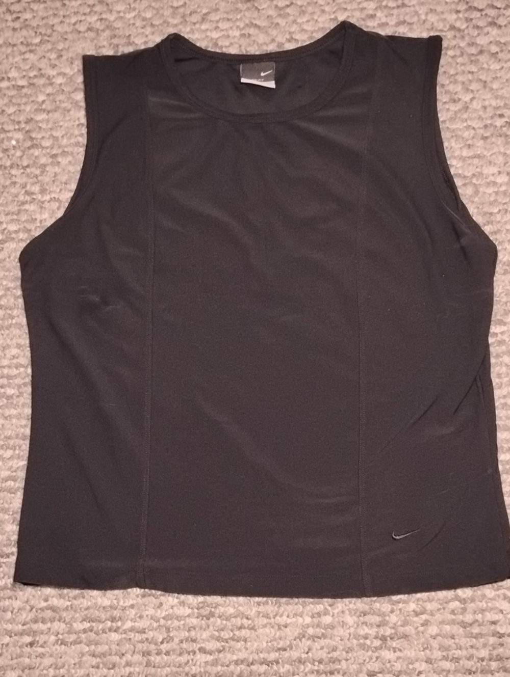 Nike Black Sleeveless Performance Tank (Size XL 16/18)